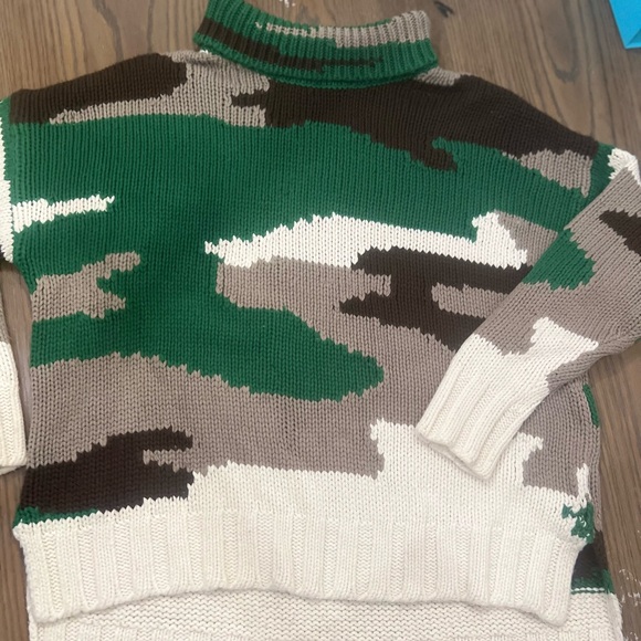 525 America Camo Chunky Knit Turtleneck Sweater - Picture 2 of 7